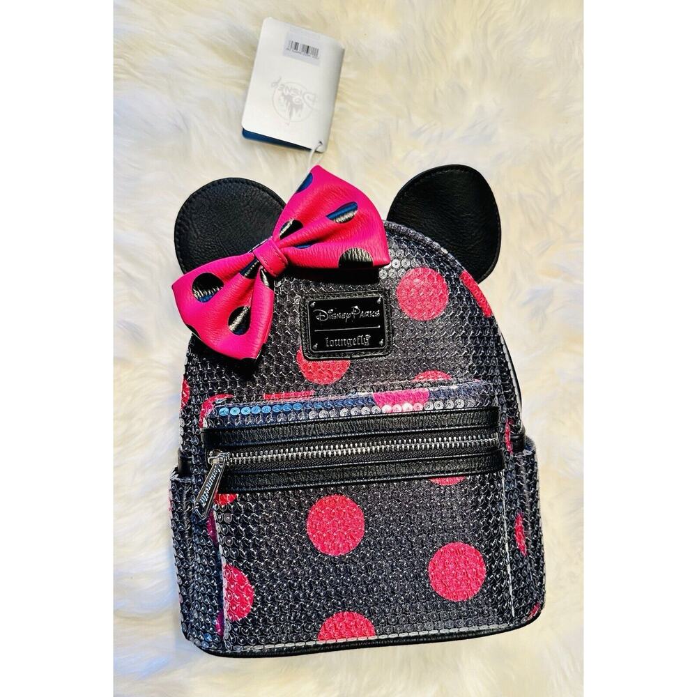 *NEW LE*Loungefly Disney Parks Exclusive Mickey Mouse Polka Dot Mini Backpack